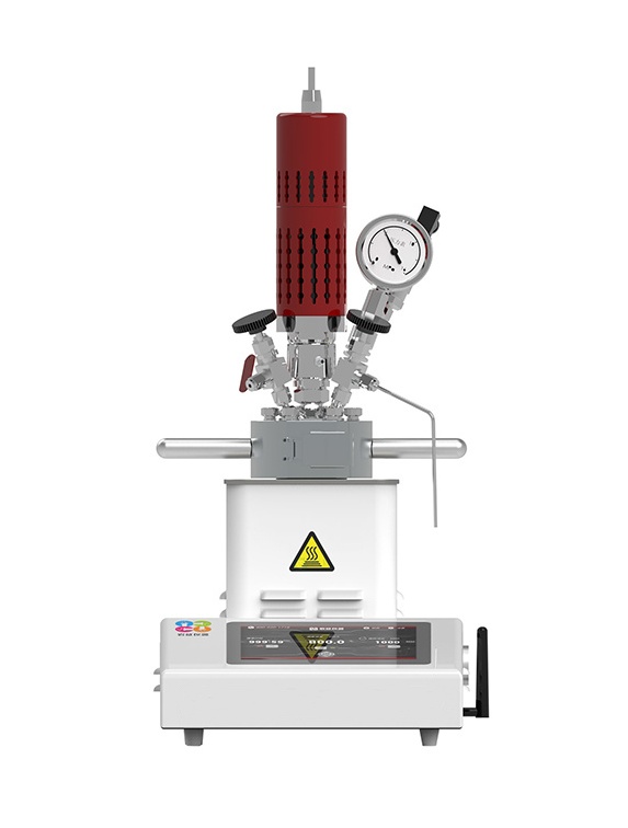 Reator de Pressão de Laboratório com Agitação Mecânica de Abertura Rápida